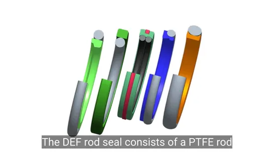 PTFE Hydraulic Seal Rod Seals Step Seals Gsj
